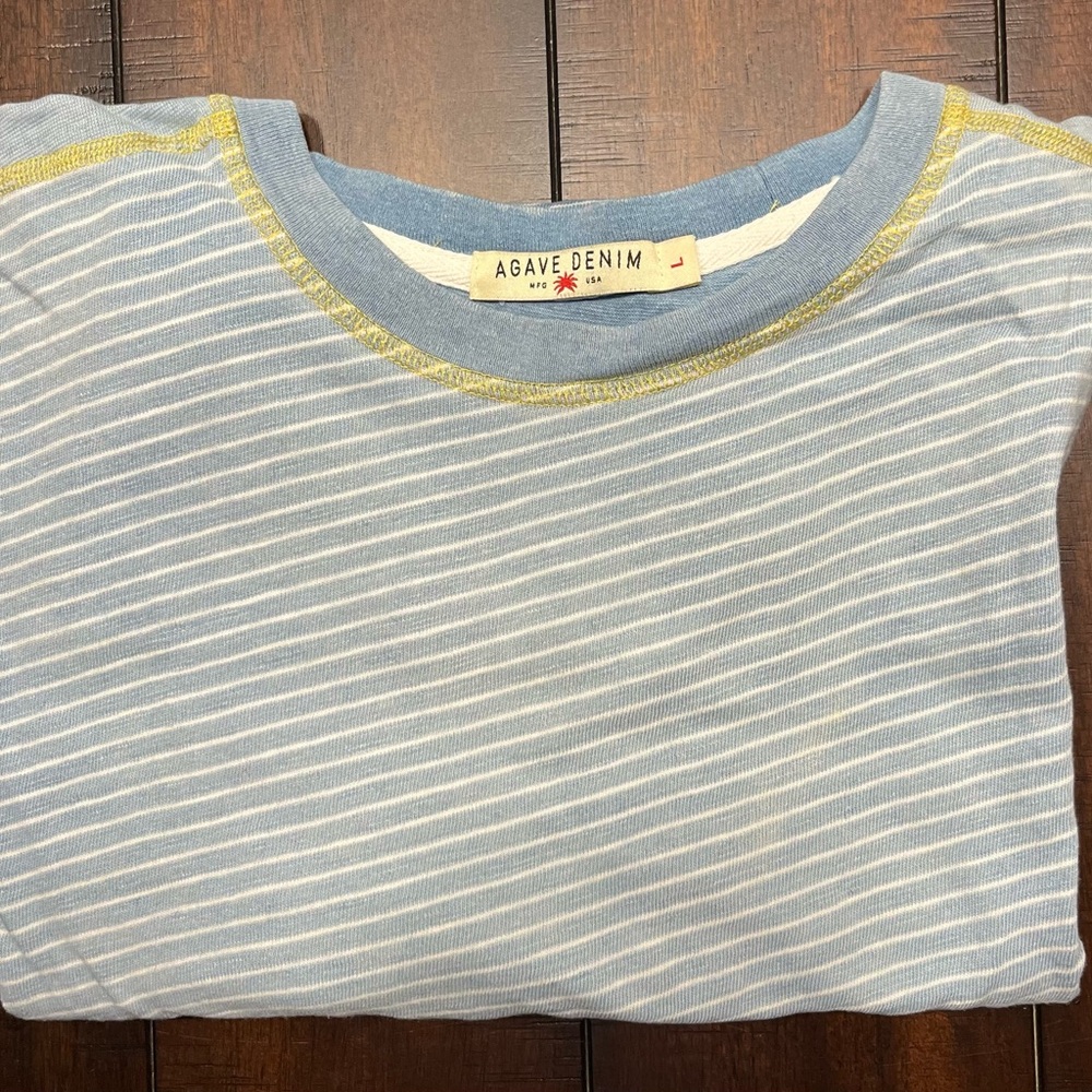Agave Denim Striped T Shirt